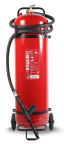 Огнетушитель ОП-100(з) МИГ с перекрывным стволом и съемной тележкой
