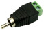 RCA (штекер) с клеммной колодкой Разъем RCA