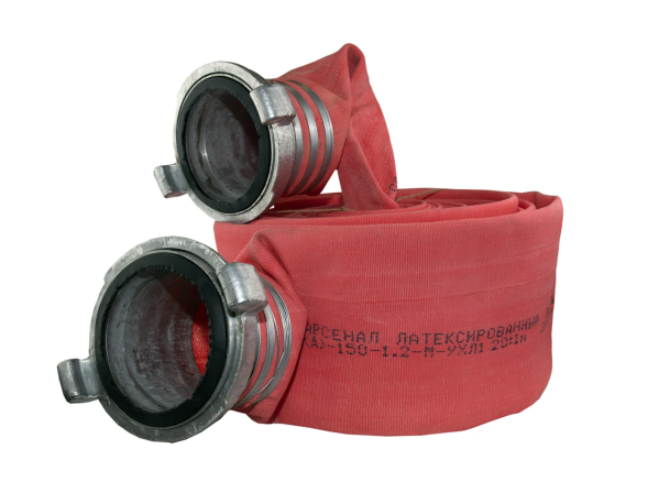 Рукав пожарный РПМ(Д)-150-1,2-М-УХЛ1 с головками ГР-150ал. (20±1м)